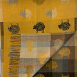 Doodle Sheep Print: Mustard