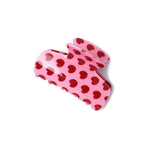 Pink & Red Heart Hair Claw Clip