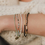 Monte Carlo Surf Bracelet, Beaded Bracelet, by Koh Surf: Green