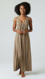 Handkerchief Dress : Mocha