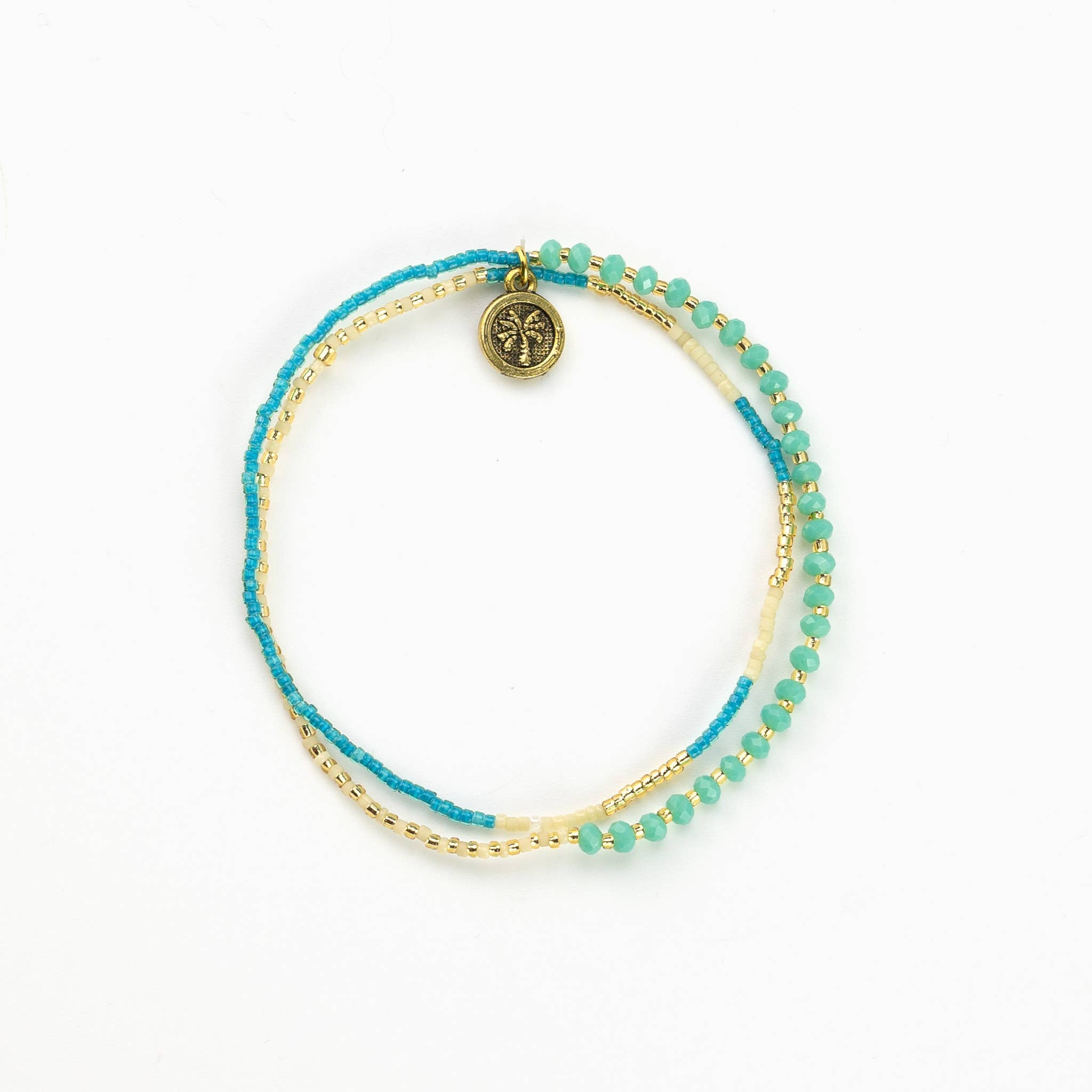 Monte Carlo Surf Bracelet, Beaded Bracelet, by Koh Surf: White