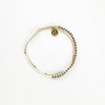 Monte Carlo Surf Bracelet, Beaded Bracelet, by Koh Surf: White
