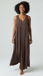 Handkerchief Dress : Mocha