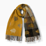 Doodle Sheep Print: Mustard