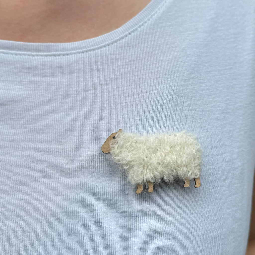 Woolly Ewe Brooch -ALBA