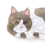 Sleeping Cat Hair Claw Clip
