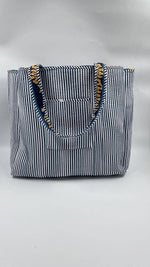 100% Cotton Kantha Quilted Boho Tiger Reversible Tote Bag