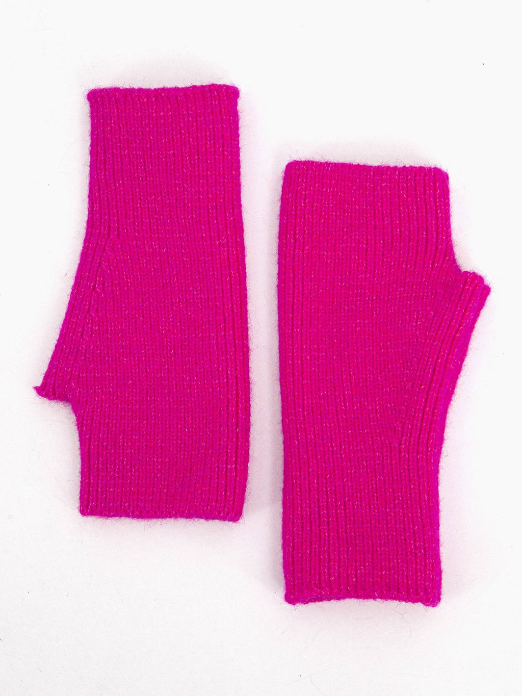 Dylan Wrist Warmers - Fuchsia, Knitted: One-size