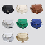 Vegan Leather Crossbody Bag # JNY3351S2526: BROWN