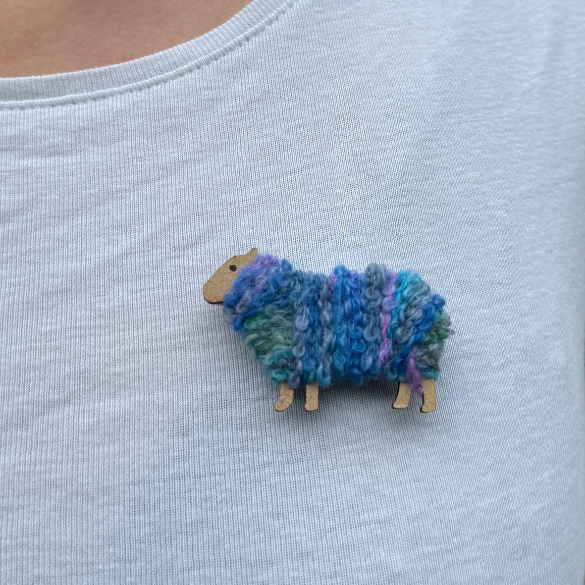 Woolly Ewe Brooch -ALBA