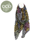 Recycled multicolour animal print scarf 52332