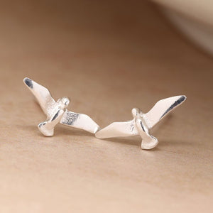 Sterling silver bird earrings SB1137