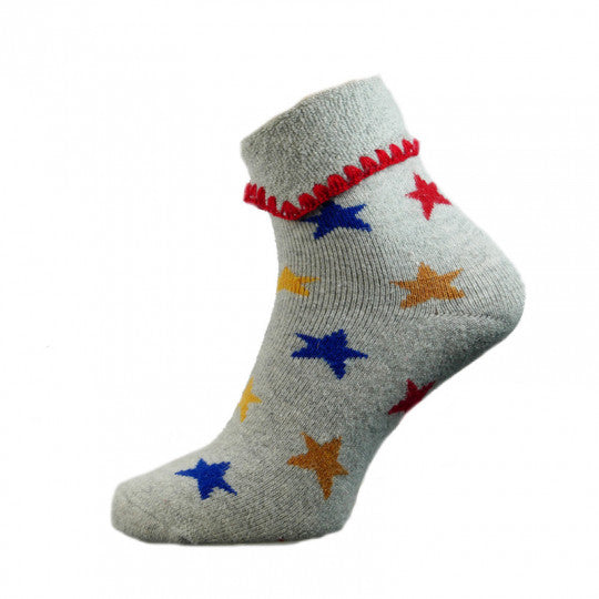 Mens multi coloured stripe cuff socks size 7-11