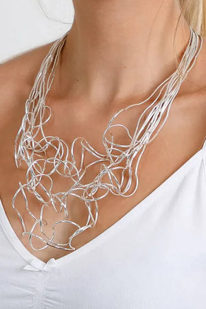 Statement Wire Choker Necklace NK190